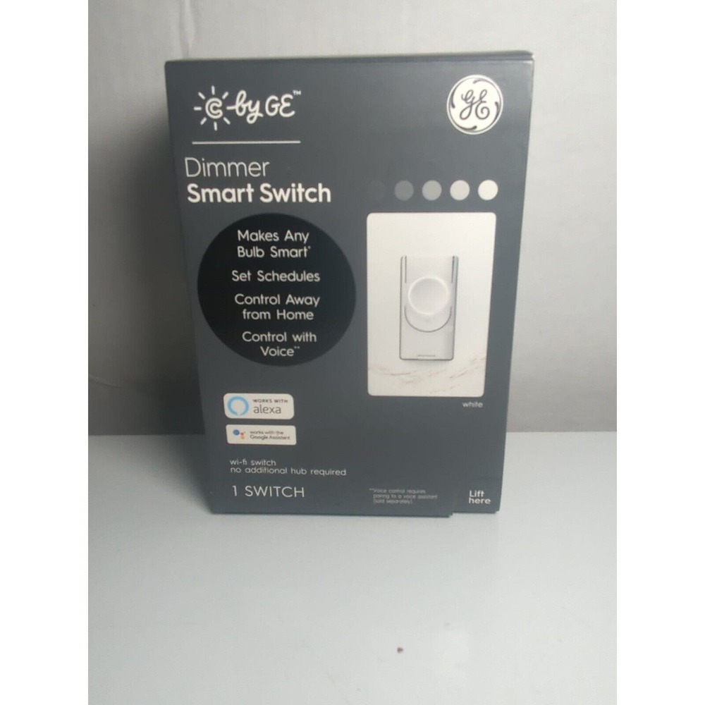 C by GE Dimmer Smart Switch Wifi Connection 2.4 GHZ, 4-Wire